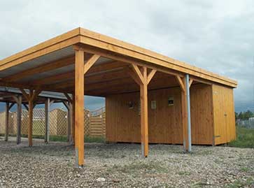 Carport / Gartenhaus: